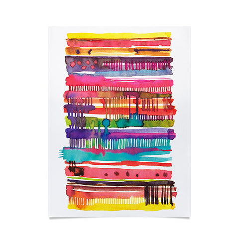 Ninola Design Colorful weaving loom Poster
