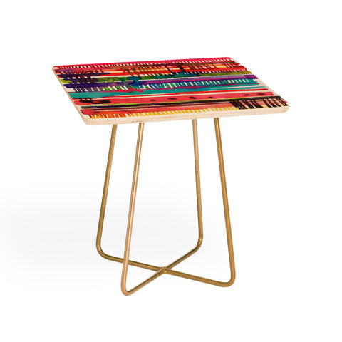 Ninola Design Colorful weaving loom Side Table