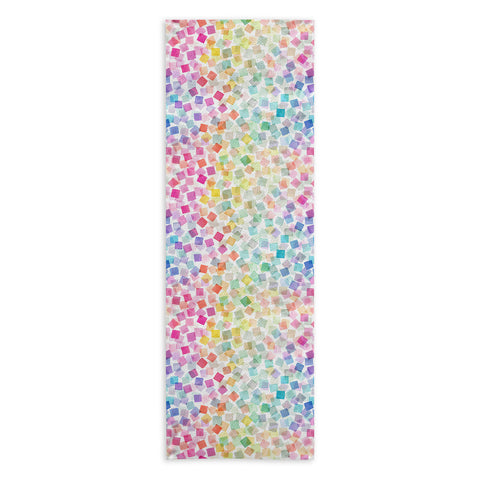Ninola Design Confetti Party Plaids Geometry Yoga Towel