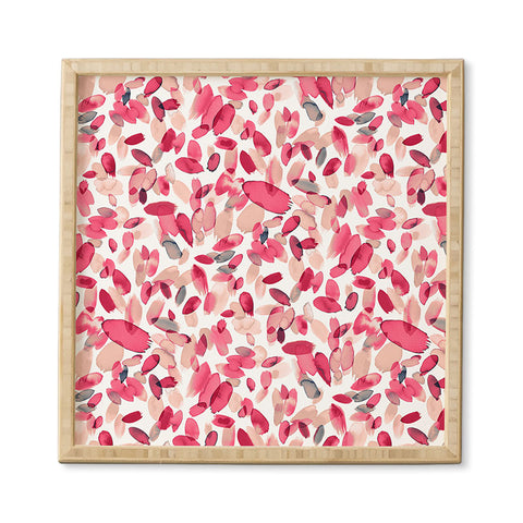 Ninola Design Coral Flower Petals Framed Wall Art