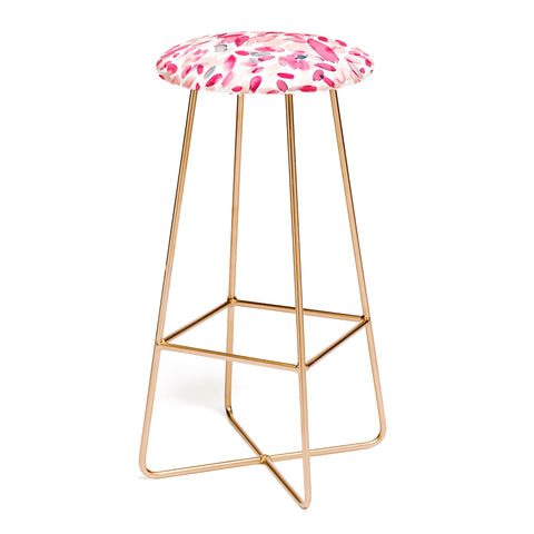 Ninola Design Coral Flower Petals Bar Stool