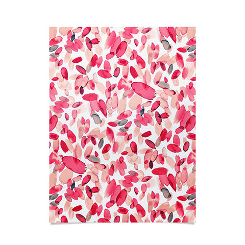 Ninola Design Coral Flower Petals Poster
