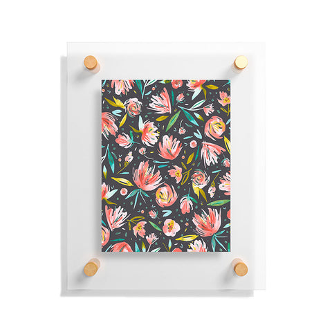 Ninola Design Coral peonies festival floral Floating Acrylic Print
