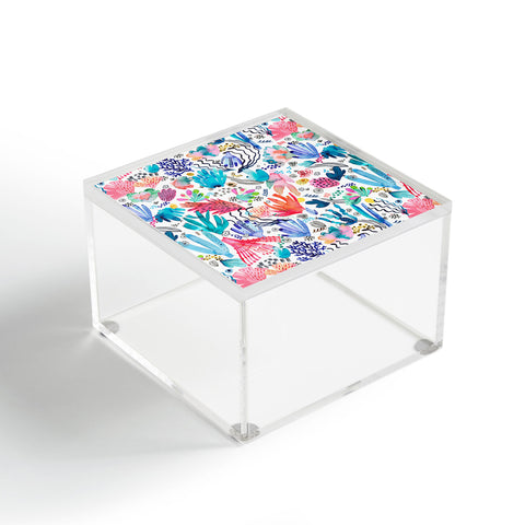 Ninola Design Coral Reef Watercolor Acrylic Box