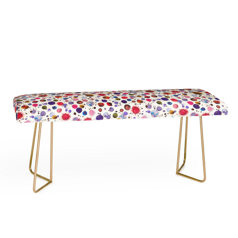 Ninola Design Cosmic galaxy constellation dots planets Bench
