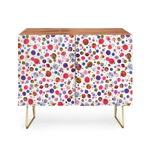 Ninola Design Cosmic galaxy constellation dots planets Credenza