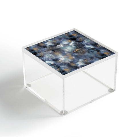 Ninola Design Cosmic watercolor blue Acrylic Box