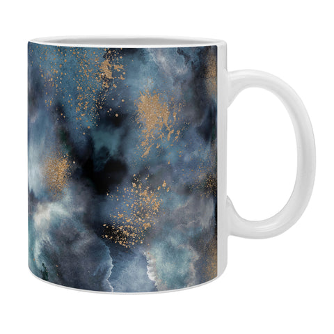 Ninola Design Cosmic watercolor blue Coffee Mug