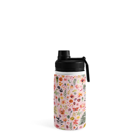 Ninola Design Countryside botanical Pink Water Bottle