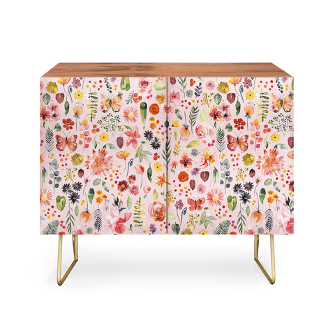 Ninola Design Countryside botanical Pink Credenza