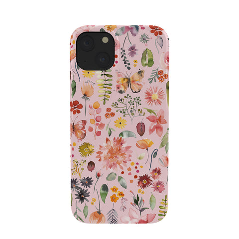 Ninola Design Countryside botanical Pink Phone Case