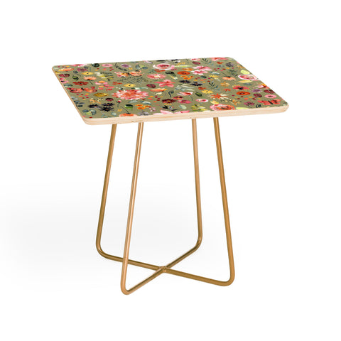 Ninola Design Countryside Colorful Plants Side Table