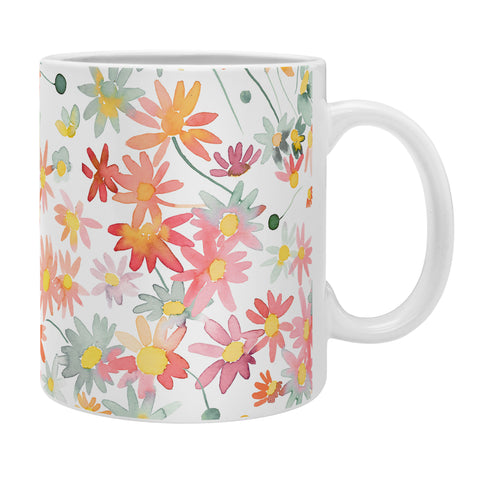 Ninola Design Countryside Floral Daisies Coffee Mug
