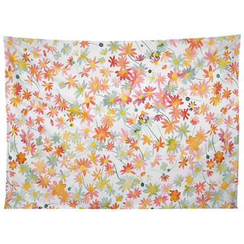Ninola Design Countryside Floral Daisies Tapestry