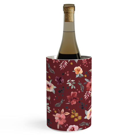 Ninola Design Countryside Floral Dark Red Wine Chiller