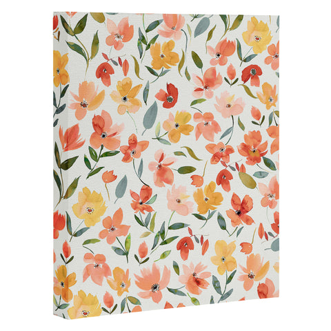 Ninola Design Countryside Fresh Flowers Art Canvas