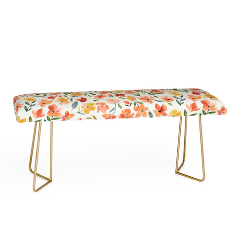 Ninola Design Countryside Fresh Flowers Bench
