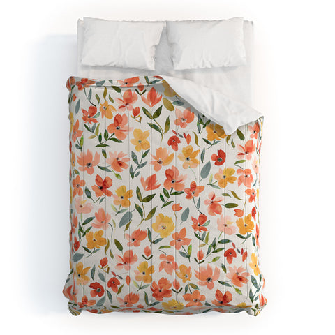 Ninola Design Countryside Fresh Flowers Comforter