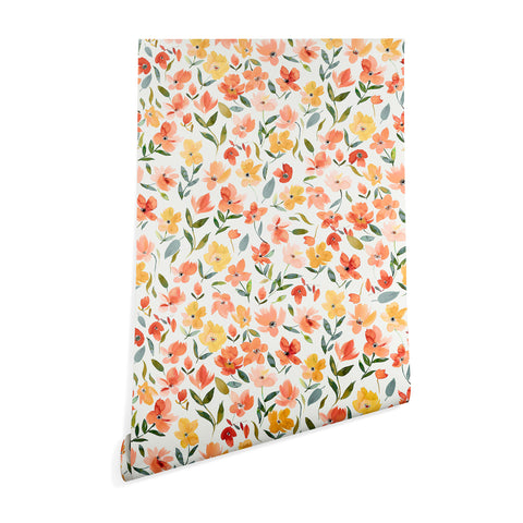 Ninola Design Countryside Fresh Flowers Wallpaper