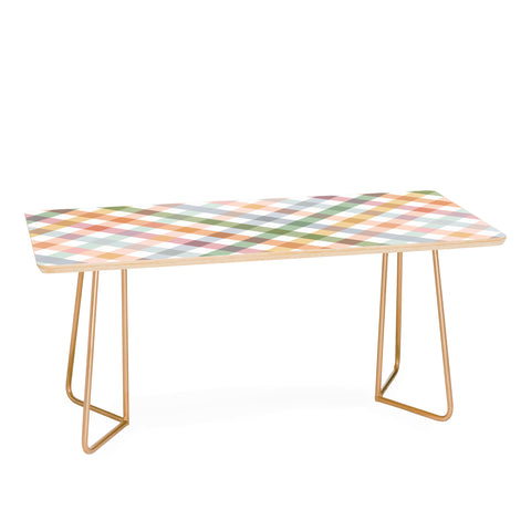 Ninola Design Countryside Gingham Picnic Diagonal Coffee Table