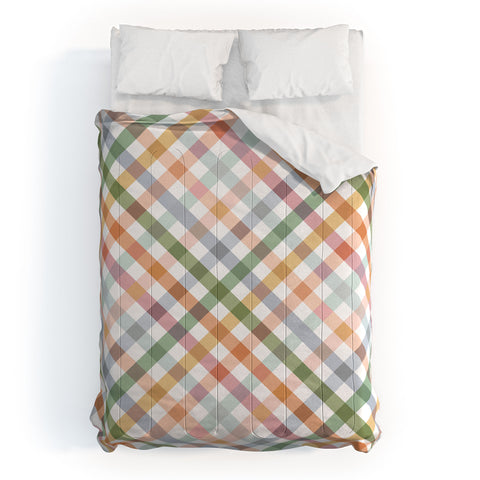 Ninola Design Countryside Gingham Picnic Diagonal Comforter