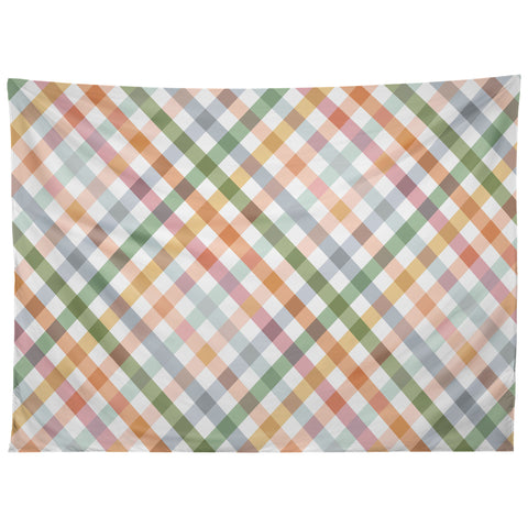 Ninola Design Countryside Gingham Picnic Diagonal Tapestry