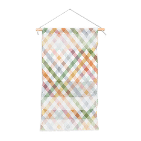 Ninola Design Countryside Gingham Picnic Diagonal Wall Hanging Portrait