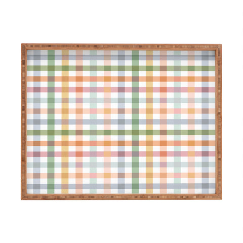 Ninola Design Countryside Gingham Picnic Rectangular Tray
