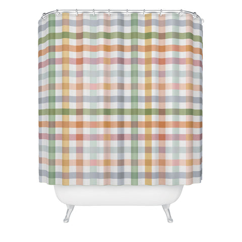 Ninola Design Countryside Gingham Picnic Shower Curtain