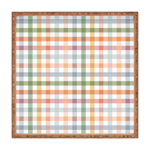 Ninola Design Countryside Gingham Picnic Square Tray
