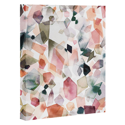 Ninola Design Crystals minerals Art Canvas