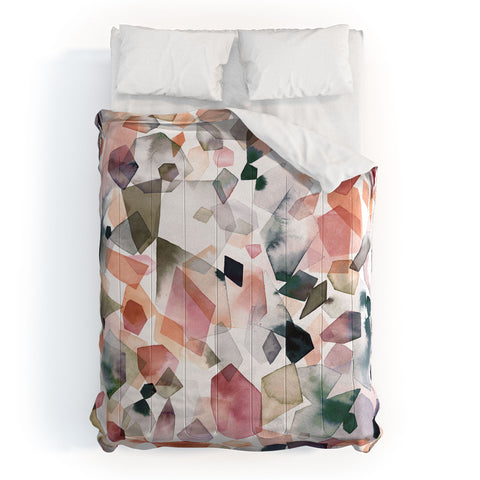 Ninola Design Crystals minerals Comforter