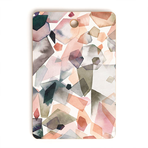 Ninola Design Crystals minerals Cutting Board Rectangle