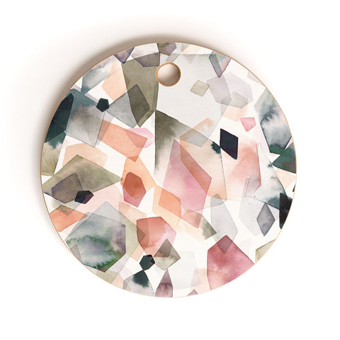 Ninola Design Crystals minerals Cutting Board Round