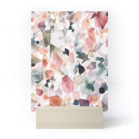 Ninola Design Crystals minerals Mini Art Print