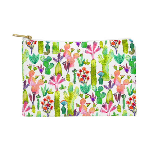 Ninola Design Cute and green cacti garden plants Pouch