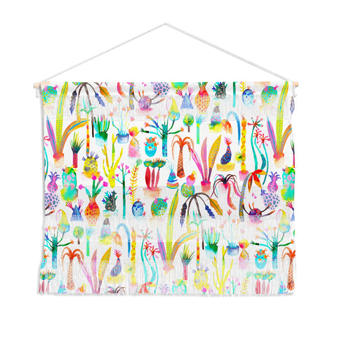 Ninola Design Cute and Imaginary Lush Garden Plants Wall Hanging Landscape