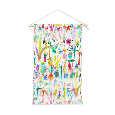 Ninola Design Cute and Imaginary Lush Garden Plants Wall Hanging Portrait