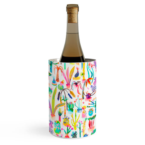 Ninola Design Cute and Imaginary Lush Garden Plants Wine Chiller