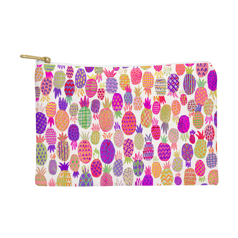 Ninola Design Cute Pink Pineapples Pouch