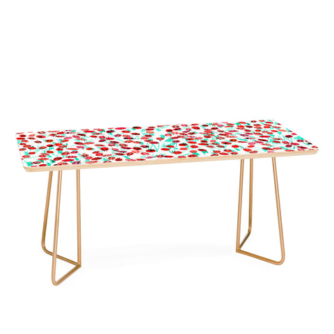 Ninola Design Cute Spring Ladybugs Coffee Table