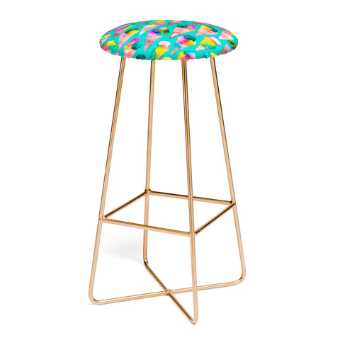 Ninola Design Cute Summer Sweet Ice Cream Cones Bar Stool
