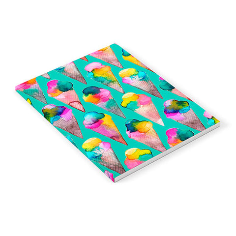 Ninola Design Cute Summer Sweet Ice Cream Cones Notebook
