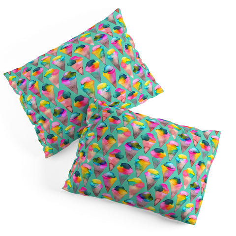 Ninola Design Cute Summer Sweet Ice Cream Cones Pillow Shams