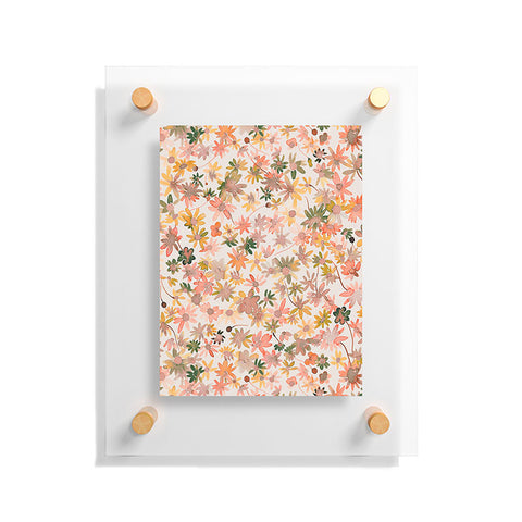 Ninola Design Daisies Countryside Coral Floating Acrylic Print