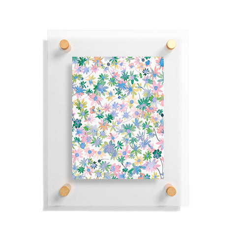 Ninola Design Daisies Spring blooms Floating Acrylic Print