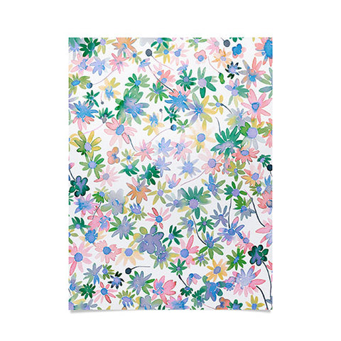 Ninola Design Daisies Spring blooms Poster