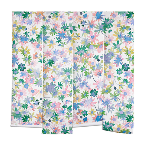 Ninola Design Daisies Spring blooms Wall Mural