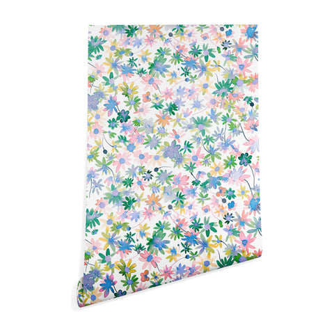 Ninola Design Daisies Spring blooms Wallpaper