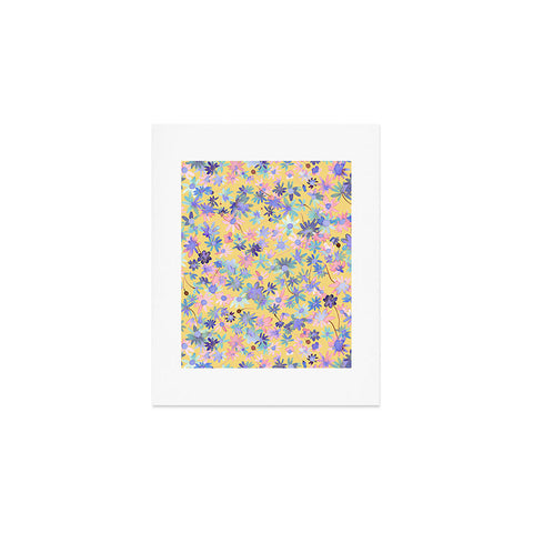 Ninola Design Daisies Spring Yellow Art Print